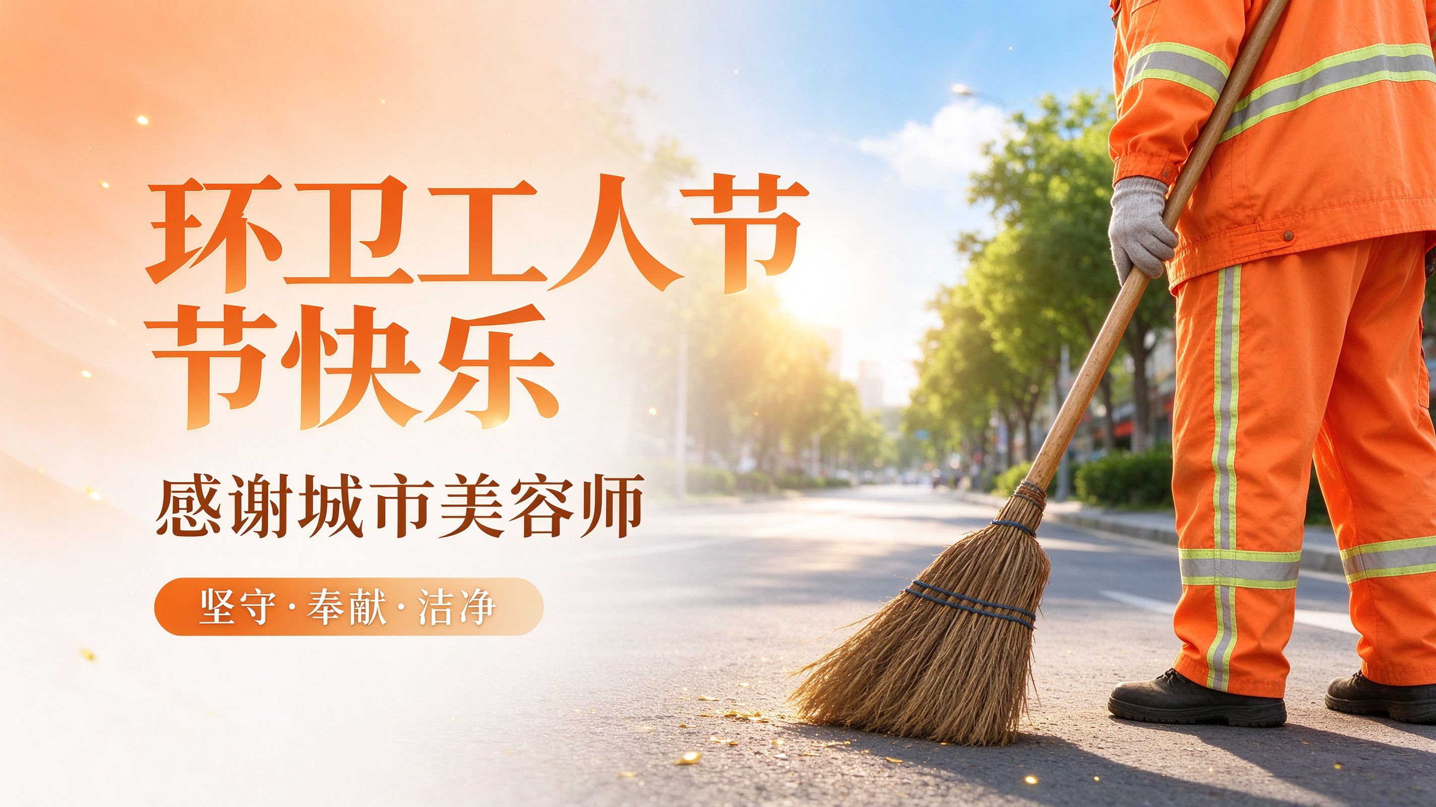 10・26 环卫工人节｜致敬橙衣天使，感谢城市美容师